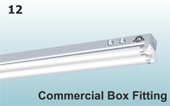 Commercial box fittings. Commercial Range lighting luminaires by Shital Electric & Co in India - Image