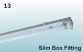Lighting luminaires - Slim Box Fittings, open copper ballast, Industrial Lighting fixture, Dealer and distributor, Shital Electric & Co, India - Image 