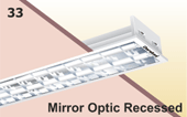 Mirror Optic Recessed fittings with open copper ballast, decorative lighting luminaires & fixtures - Image
