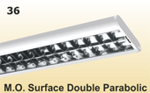 Mirror Optice Surface Double Parabolic wall mounting lighting luminaires decorative CFL range by Shital, India - Image