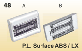 Decorative CFL Range Lighting Luminaires, PL Surface ABS LX, wall mounting available in 11 watt , 18 watt - Supplier & Distributor, Shital, India - Image