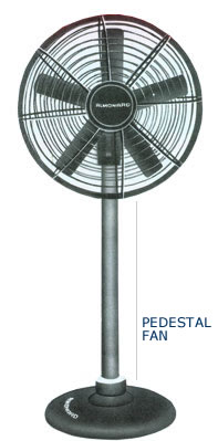 Industrial Mancooler Pedestal Fans, almonard make fans, fans & appliances - Distributor in India, Shital - Image